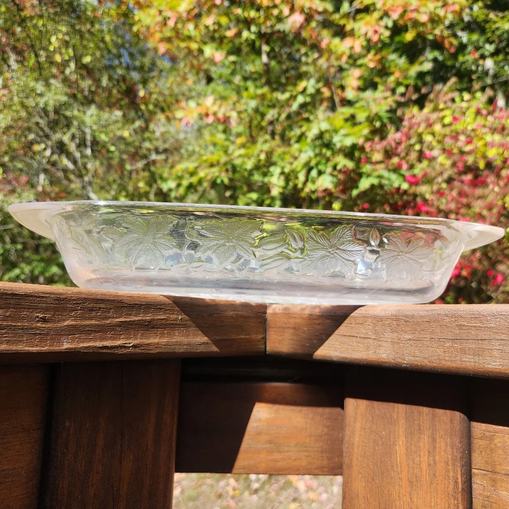 Princess House Fantasia #531 pressed glass 8.5